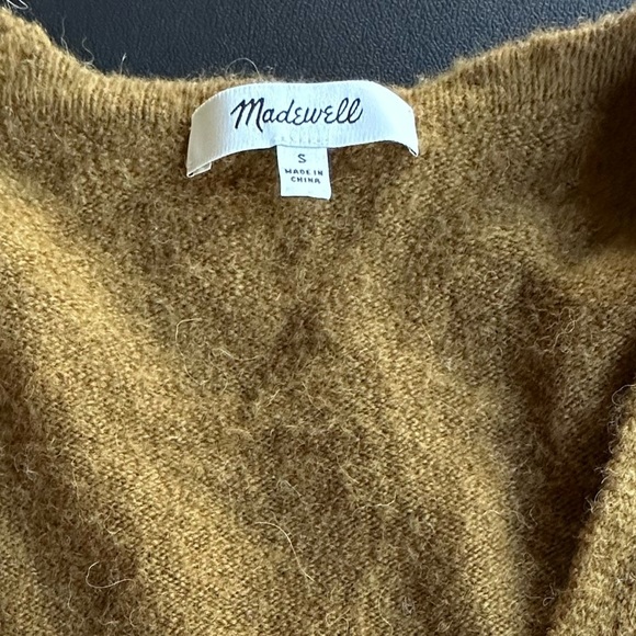 Madewell Women’s Knit Colorblock Cardigan W/Pockets Sz Small - Picture 5 of 7